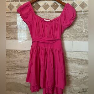 Rare Editions Fuchsia Kids Romper